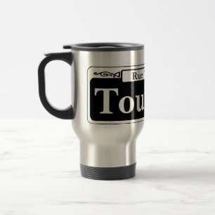 Mug De Voyage St de Toulouse, plaque de rue de la