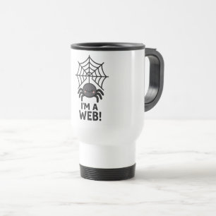 Mug De Voyage Sticker 🕷️ araignée mignonne ✨ Cartoon Web Fun"