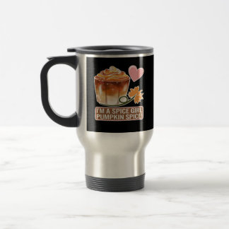 Mug De Voyage Sticker Latte Fille épice citrouille
