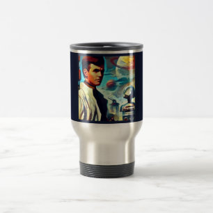 Mug De Voyage Style de couverture du magazine de pâtes SF 2