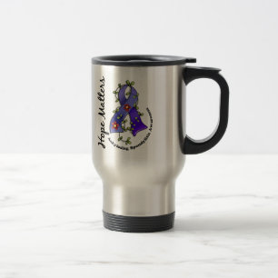 Mug De Voyage Sujets Spondyliti ankylosant d'espoir du ruban 4