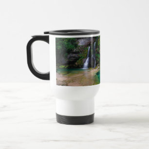 Mug De Voyage Superbe cascade Virje, Slovénie Poster