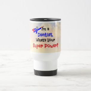 Mug De Voyage Superhero Dentiste