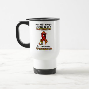 Mug De Voyage SUPERHERO...Pompier