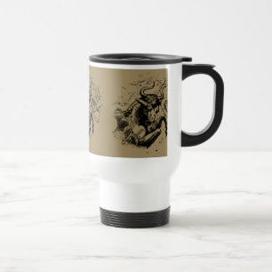 Mug De Voyage Symbole de Taurus Constellation Hevelius circa 169