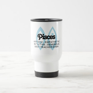Mug De Voyage Symbole Poissons Étoile Zodiac Traits Meilleur Ens