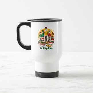 Mug De Voyage T-Shirt Imprimé sur le devant Culture Pop Coréenne