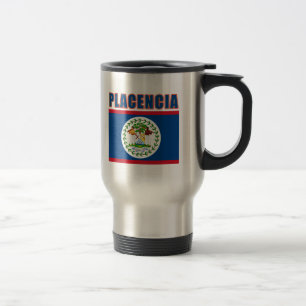 Mug De Voyage T-shirts de plage de PLACENCIA Belize, cadeaux