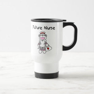 Mug De Voyage T-shirts et cadeaux d'infirmière de singe de