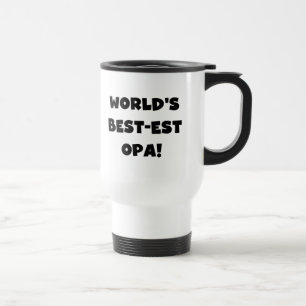 Mug De Voyage T-shirts et cadeaux du meilleur opa Black Text au