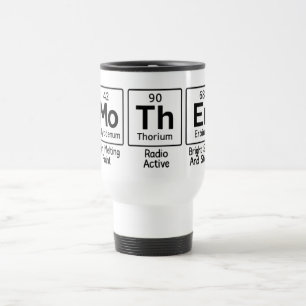 Mug De Voyage Tableau périodique de la mère Science Chimie mig