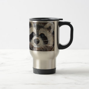 Mug De Voyage Tableau Raccoon
