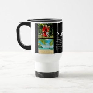 Mug De Voyage Tante Tatie Définition Collage Photo Moderne