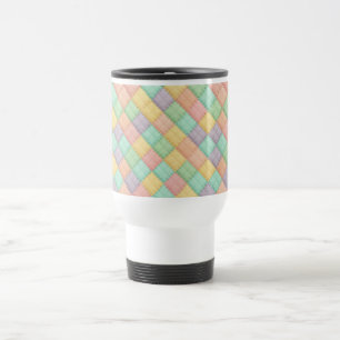 Mug De Voyage Tapisserie vintage patchwork de printemps coloré/P