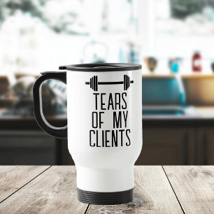 Mug De Voyage Tears of My Clients Personal Trainer Canards Cadea