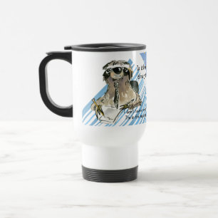 Mug De Voyage Temps de petit somme de paresse de bande dessinée