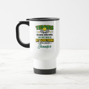 Mug De Voyage Tennis Amour Personnalisé Joyeuse Journée de Ten