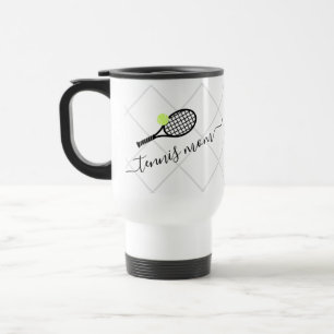 Mug De Voyage Tennis Maman Élégante Cute Personnalisée Raquette 