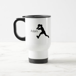 Mug De Voyage Tennis / Pickleball Personnalisé Voyage Mug (mâle)