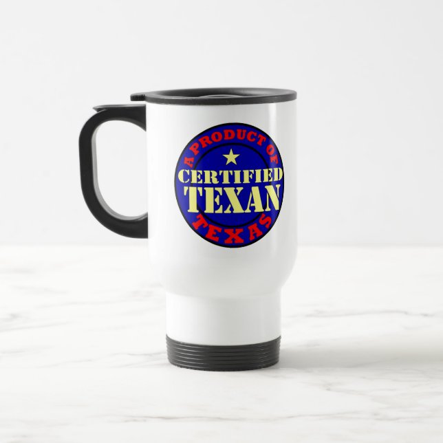 MUG DE VOYAGE TEXAN CERTIFIÉ (Gauche)