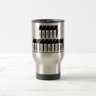 Mug De Voyage Texte bloc Halloween