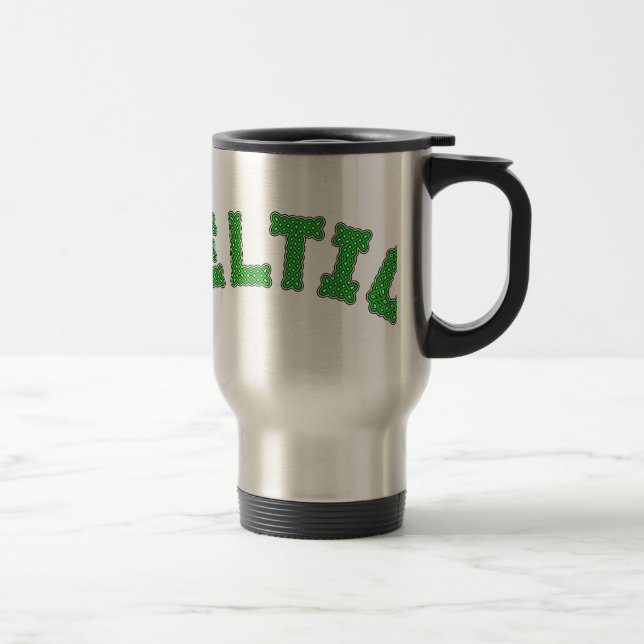 Mug De Voyage Texte celtique (Droit)