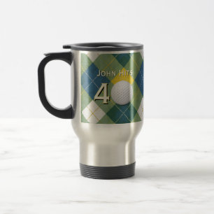Mug De Voyage Thème de golf / golf / golfeur pour anniversaire