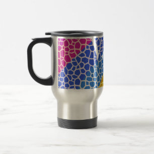 Mug De Voyage thr personnalisé couleur solide minimal simple