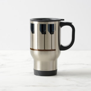 Mug De Voyage Touches d'un piano