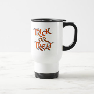 Mug De Voyage Trick Halloween ou Traiter les mots