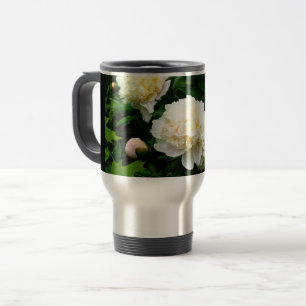Mug De Voyage Trio de Pivoine Blanche