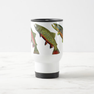 Mug De Voyage Trois truites Boug de voyage isolée