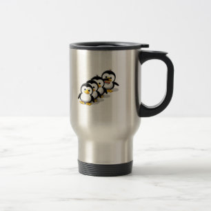 Mug De Voyage Troupeau des pingouins