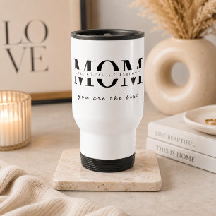 Mug De Voyage Tumbler Personnalisé Minimaliste pour Maman