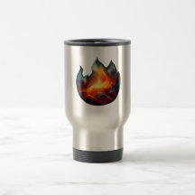 Tumbler Thermique - Dessin de Flammes
