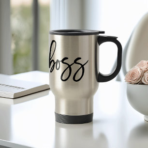 Mug De Voyage Typographie moderne Boss