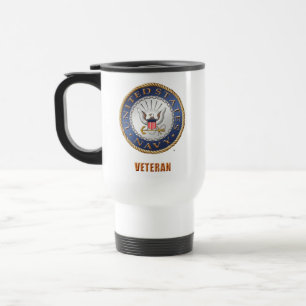 Mug De Voyage U.S. Voyage de vétéran de marine/tasse de