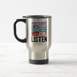 Mug De Voyage Un audiologiste amusant peut aider le mari à mieux