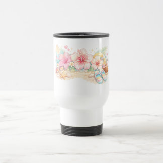 Mug De Voyage Un beau design estival inspiré des fleurs