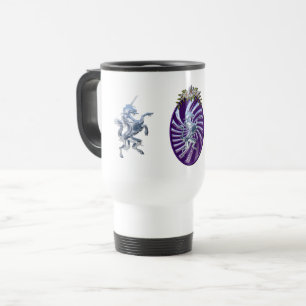 Mug De Voyage Unicorne magique mythique en argent