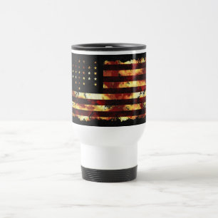 Mug De Voyage Union Flag, Guerre civile, Stars and Stripes, USA