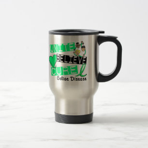 Mug De Voyage UNISSEZ CROIENT la maladie coeliaque de TRAITEMENT