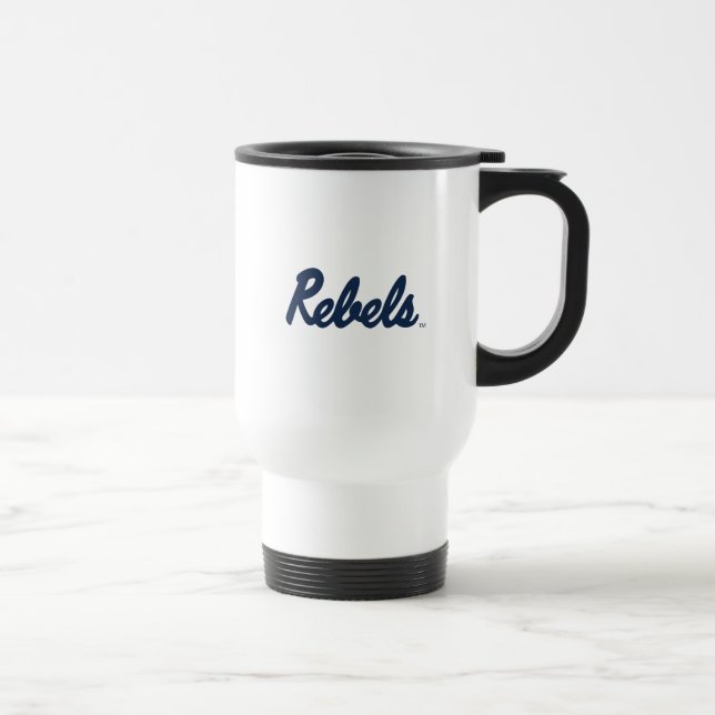 Mug De Voyage Université du Mississippi | Script Rebels (Droite)