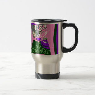 Mug De Voyage USA Change Art Print