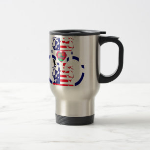Mug De Voyage USA Hope Beau drapeau national Extraordinaire Desi