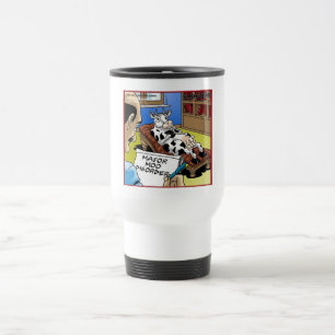 Mug De Voyage Vache en thérapie 4 Cadeaux de T-shirts et Cartes