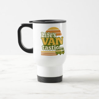 Mug De Voyage VANtastic Retro les années 70 Van Graphic