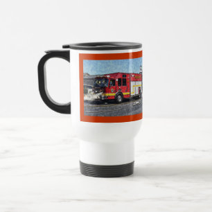 Mug De Voyage Véhicule d'urgence de la Secourt d'incendie