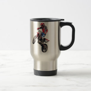 Mug De Voyage Vélo rouge de saleté