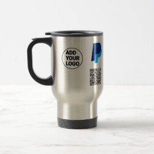 Mug De Voyage Venmo paypal scan pour payer ajouter q r code logo